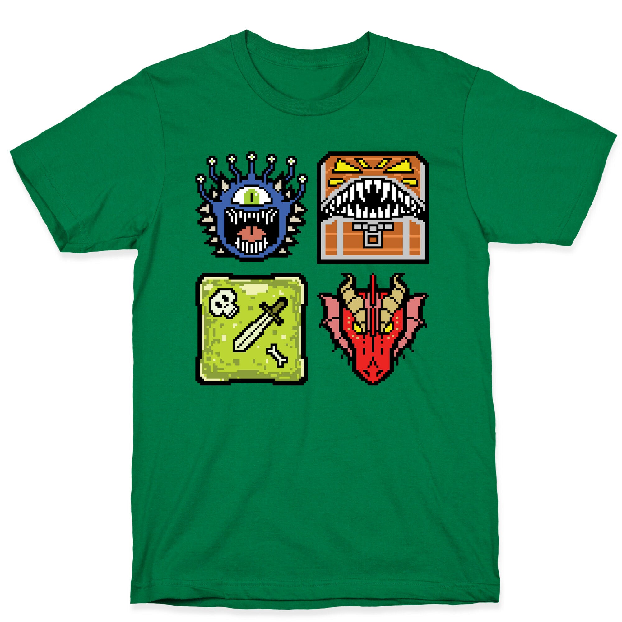 Pixel DnD Monsters T-Shirt